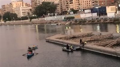 الإنقاذ النهري يواصل البحث عن جثمان شاب أنهى حياته من أعلى كوبري طلخا 