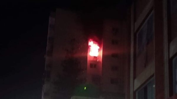 حريق وحدة سكنية ببورسعيد