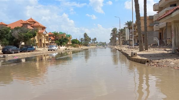 مياه الأمطار بمدينة