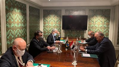 وزير الخارجية يبحث مع نظيره البرازيلي سُبل تعزيز العلاقات الثنائية