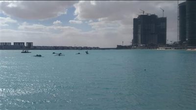 العلمين الجديدة تستضيف فعاليات بطولة الجمهورية المفتوحة للتجديف بمنطقة البحيرات