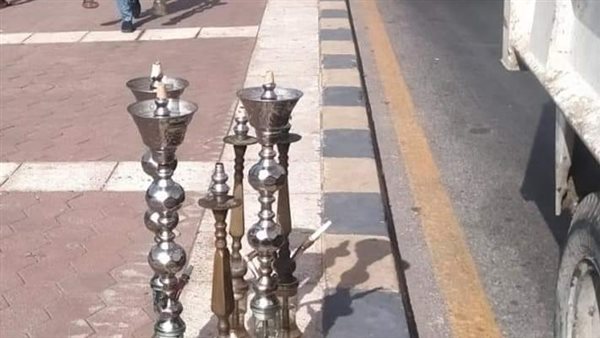 ضبط شيش بمقاهي بشرق