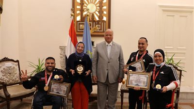 محافظ القاهرة يكرم أبناء المحافظة المتوجين بميداليات في دورة الألعاب البارالمبية طوكيو 2020