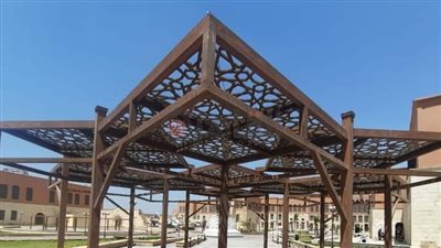 ننشر الصورة الأولى للبرجولة الملكية بقلعة صلاح الدين بعد ترميمها