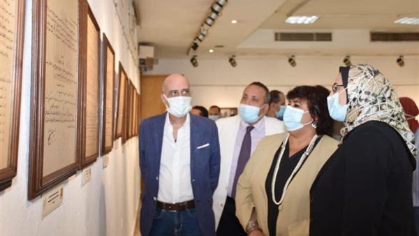 وزيرة الثقافة تتفقد