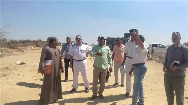 إزالة تعديات في الفيوم