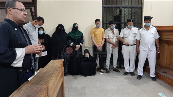 صورة المتهمين أثناء