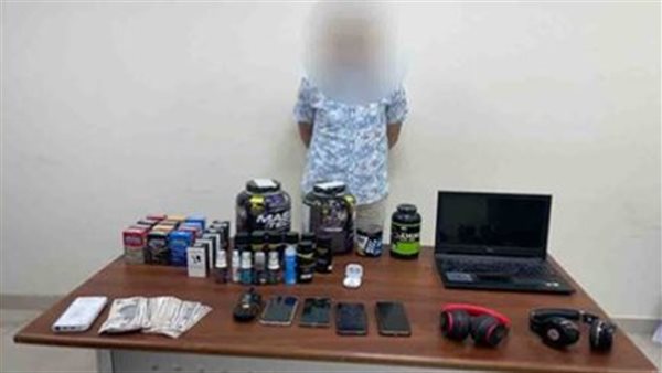 المتهم والمضبوطات