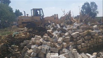 إزالة 24 حالة تعدٍّ على طرح النهر والأراضي الزراعية بالبحيرة │ صور