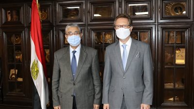 وزير الكهرباء يستقبل السفير الألماني الجديد بالقاهرة