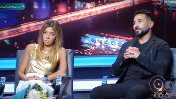 أحمد سعد وزوجته علياء