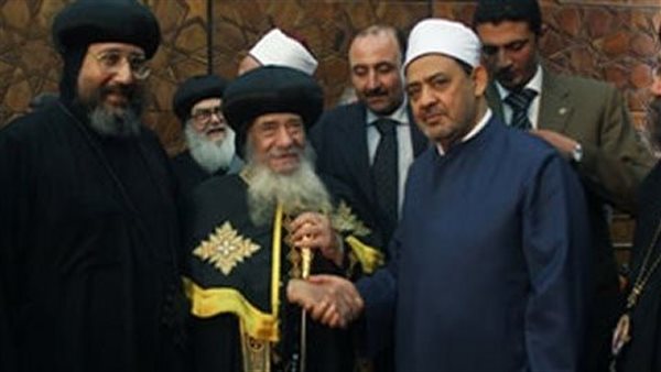 البابا شنودة وشيخ