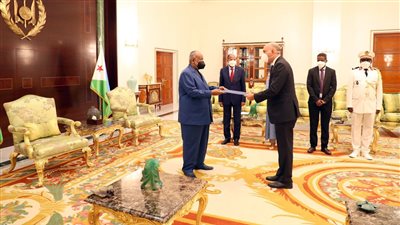 الرئيس الجيبوتي: علاقاتنا مع مصر تشهد زخما غير مسبوق | صور