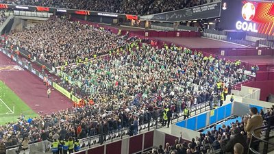 مناوشات بين جماهير وست هام ورابيد فيينا بالدوري الأوروبي