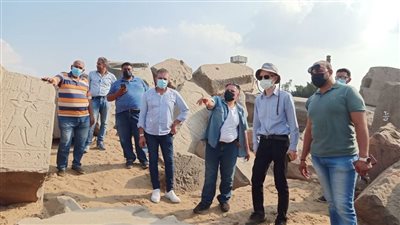 السفير الياباني بالقاهرة يزور معبد ايزيس ومتحف طنطا | صور