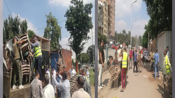 جانب من حملة الاشغالات