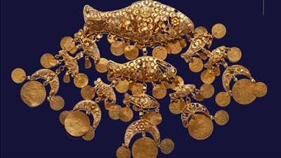  المتحف القومي للحضارة المصرية يعرض كردان سملك 