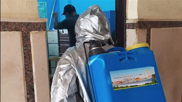 حملة لتعقيم ديوان