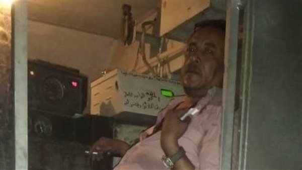  اصابة قائد القطار