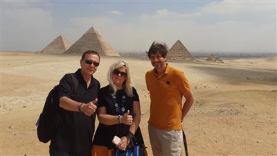 أهرامات الجيزة تستقبل أعضاء الاتحاد من أجل المتوسط | صور