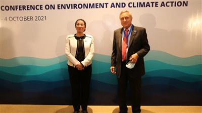 ياسمين فؤاد تلتقي نظيرها الأردني لبحث التعاون بين الجانبين في المجالات البيئية المختلفة