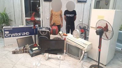 ارتكبا 9 وقائع.. ضبط شخصين تخصصا في سرقة المساكن بالجيزة 