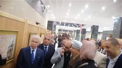ياسين التهامي يفتتح معرض سبحة صوفية بجامعة طنطا │ صور