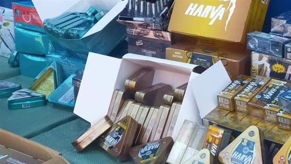 ضبط مستحضرات تجميل