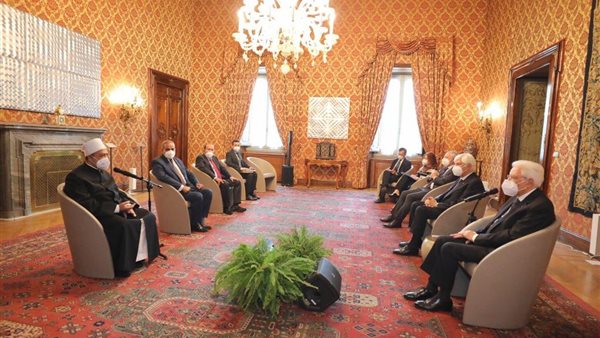 الرئيس الإيطالي يستقبل