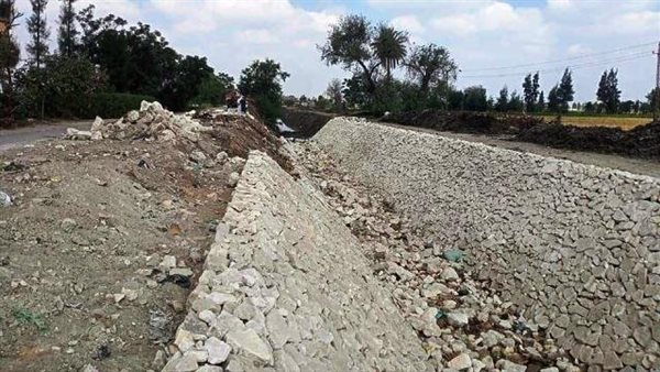 تأهيل وتبطين ترعة