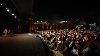 علي الحجار يشعل أجواء احتفالية نصر أكتوبر في مسرح الزمالك | صور 