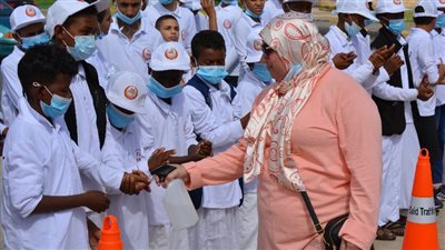 وفد مشروع أهل مصر يشارك في احتفالات نصر أكتوبر ببورسعيد | صور