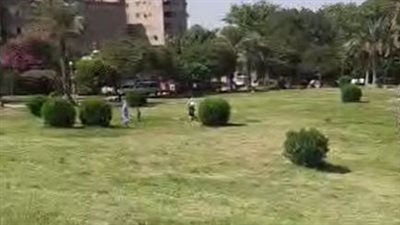 توافد الزائرين على حديقة الفسطاط لقضاء عطلة الـ6 من أكتوبر