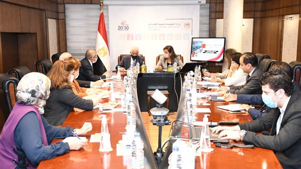 وزيرة التخطيط تستقبل