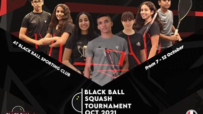 انطلاق بطولة بلاك بول للاسكواش بمشاركة 737 لاعبًا
