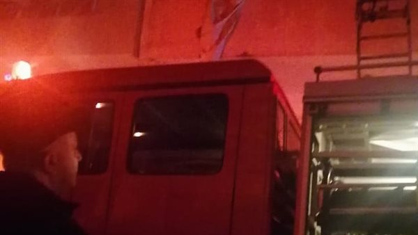 جانب من الحريق