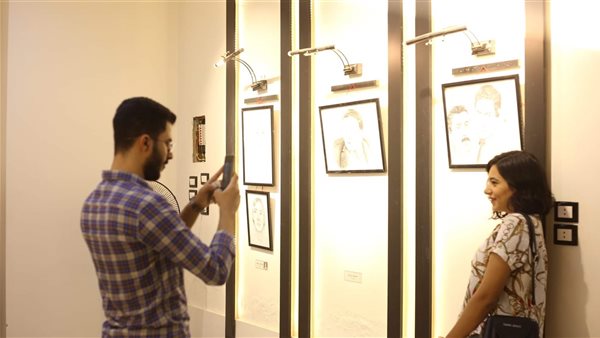 افتتاح معرض مجراية