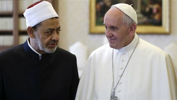 شيخ الازهر مع البابا