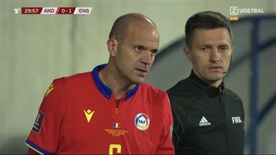 في عمر الــ41.. إيلديفونس ليما يشارك كبديل في مباراة اندورا وانجلترا