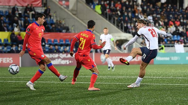 مباراة إنجلترا وأندورا.