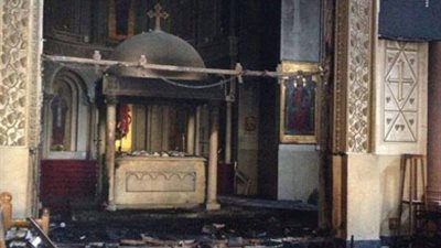 محكوم عليه بالمؤبد.. الحكم في إعادة إجراءات محاكمة متهم بحرق كنيسة كفر حكيم اليوم 