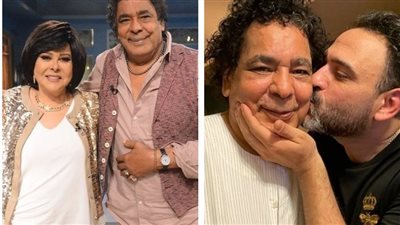 أكرم حسني وإسعاد يونس يهنئان الكينج محمد منير بعيد ميلاده