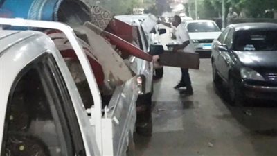 رفع وإزالة 60 حالة إشغال وباعة جائلين بحديقة السلام بأسوان تمهيدًا لتطويرها