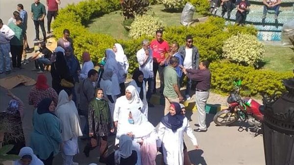 احتجاجات عمال شركة