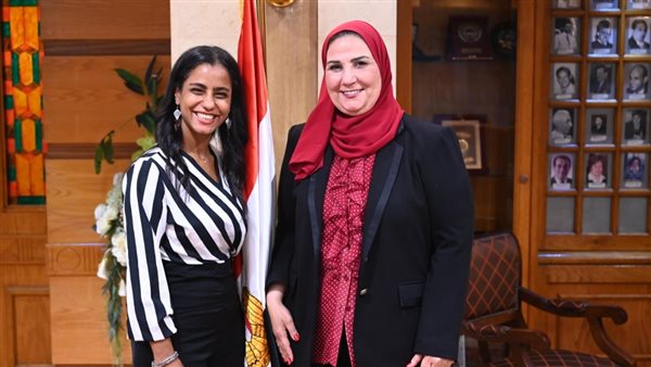 وزيرة التضامن خلال