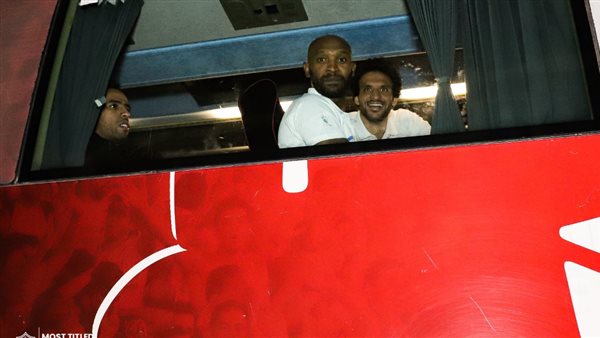 حافلة الزمالك تصل