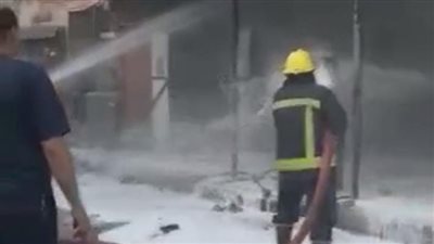 السيطرة على حريق بطلمبة تموين سيارات بالإسماعيلية | صور