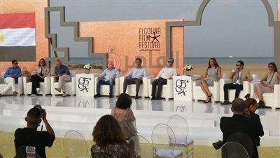 انطلاق المؤتمر الصحفي لمهرجان الجونة السينمائي بحضور نجيب وسميح ساويرس