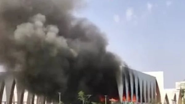 حريق قاعة مهرجان