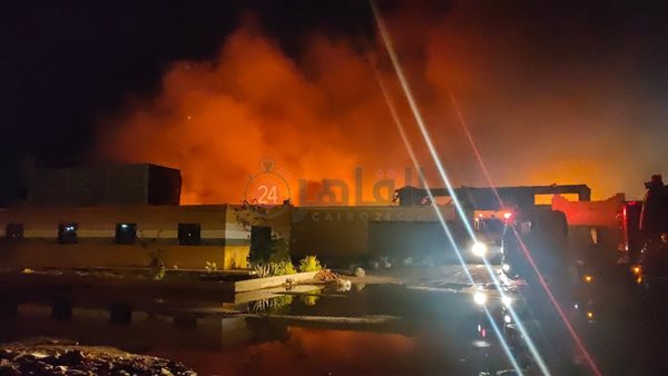 حريق مزرعة مواشي